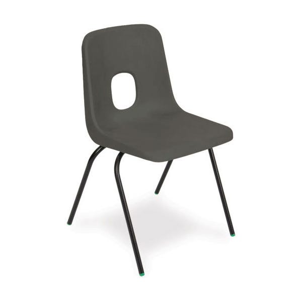 Series E Chair Black Frame 380mm Charcoal