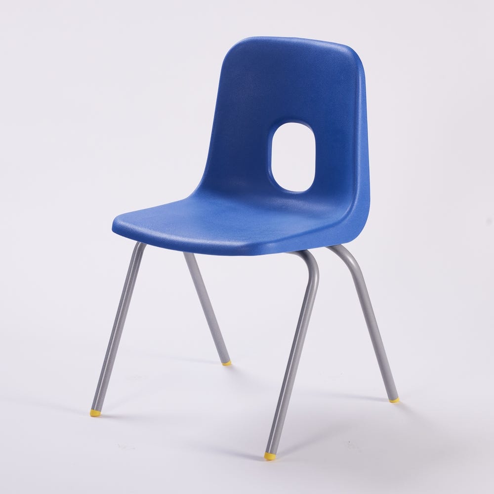 Series E Chair Grey Frame 430mm Blue