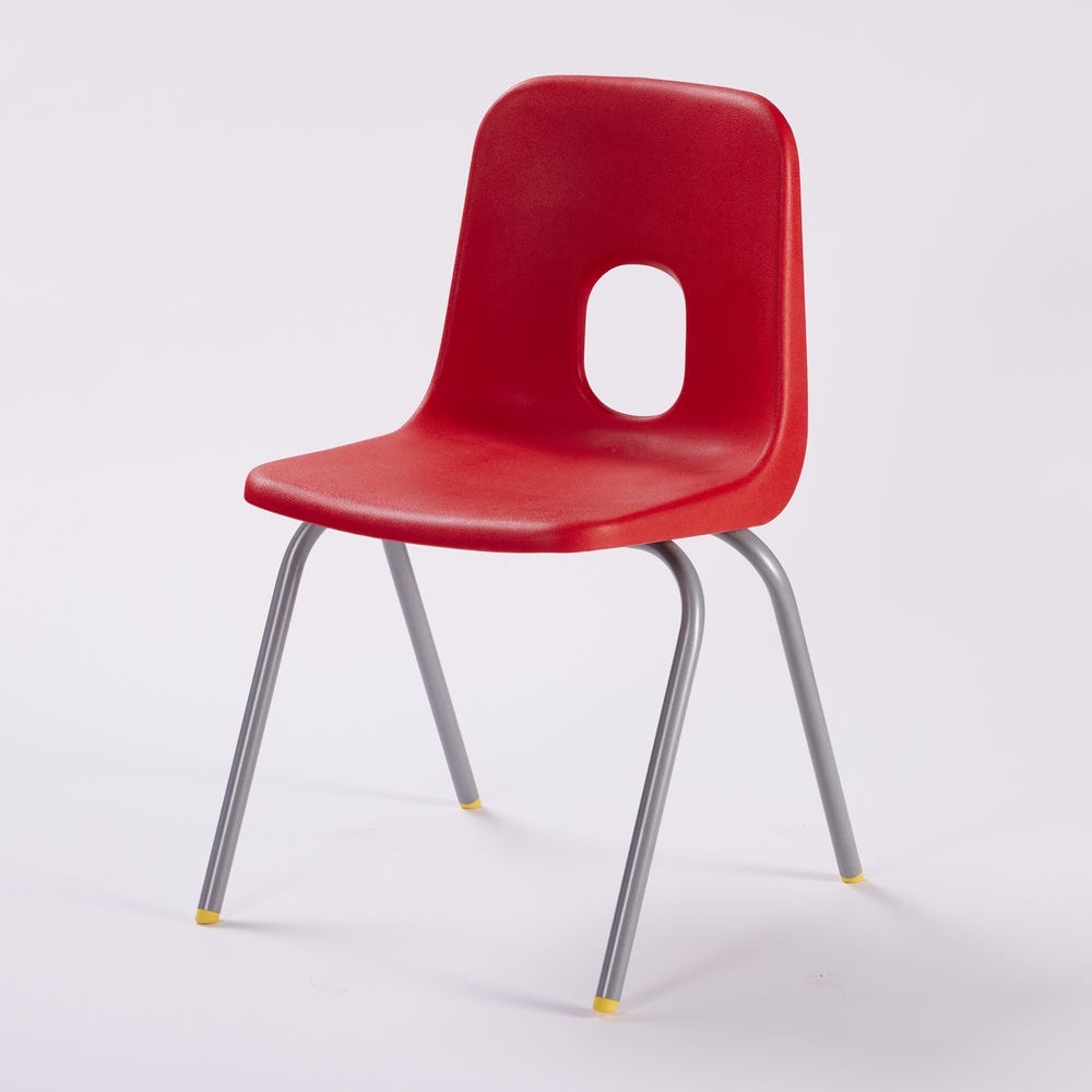 Series E Chair Grey Frame 460mm Red