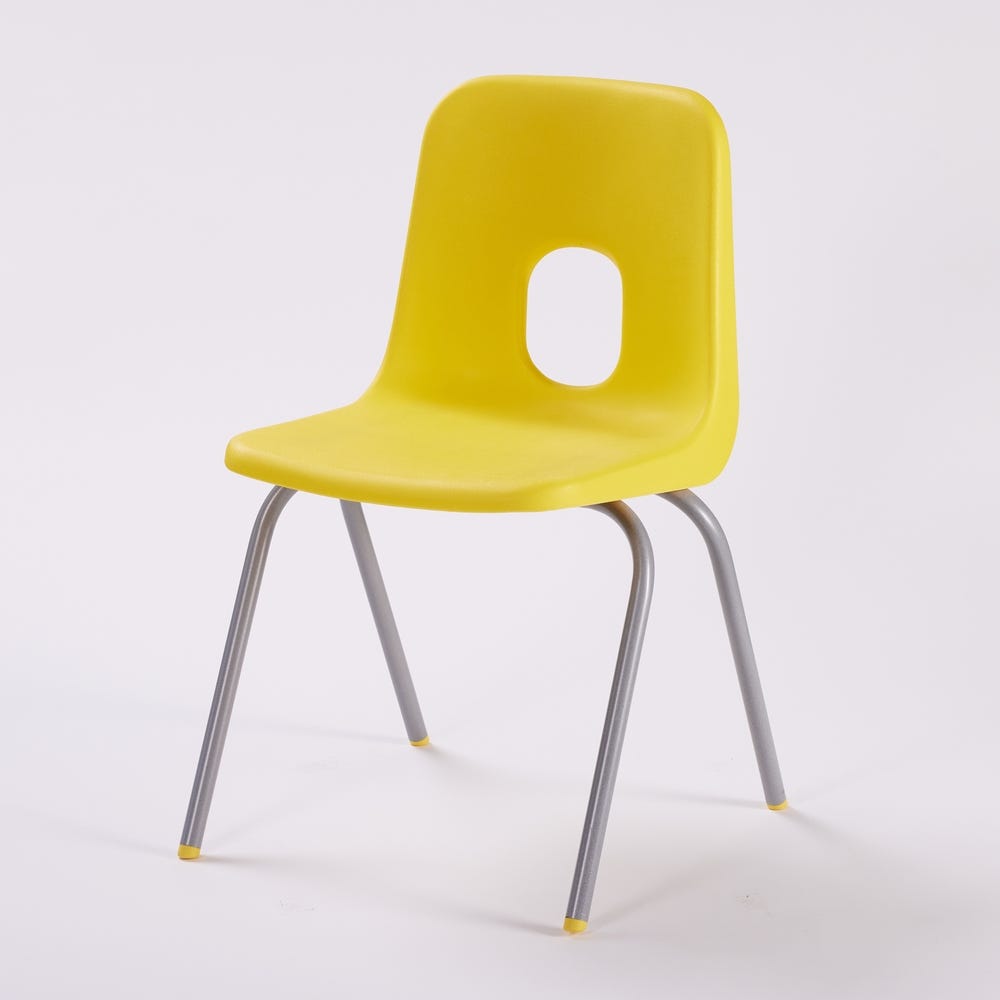 Series E Chair Grey Frame 380mm Yellow