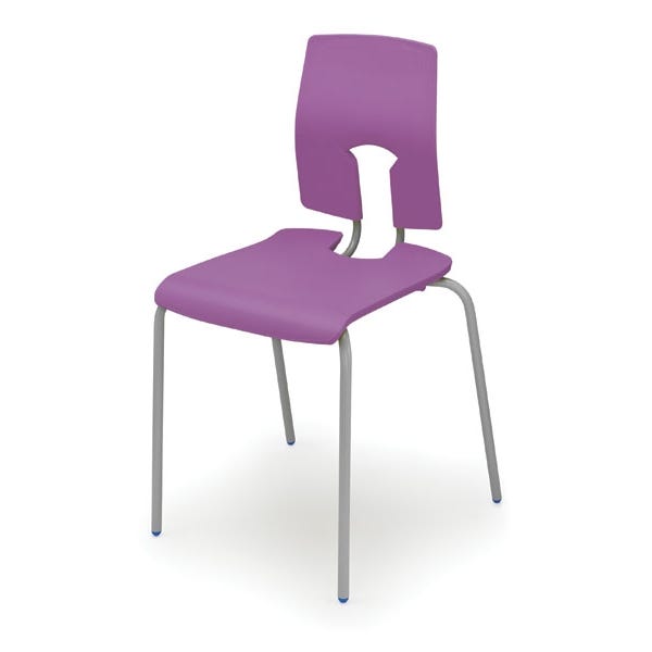 SE Chair Light Grey Frame 430mm Purple