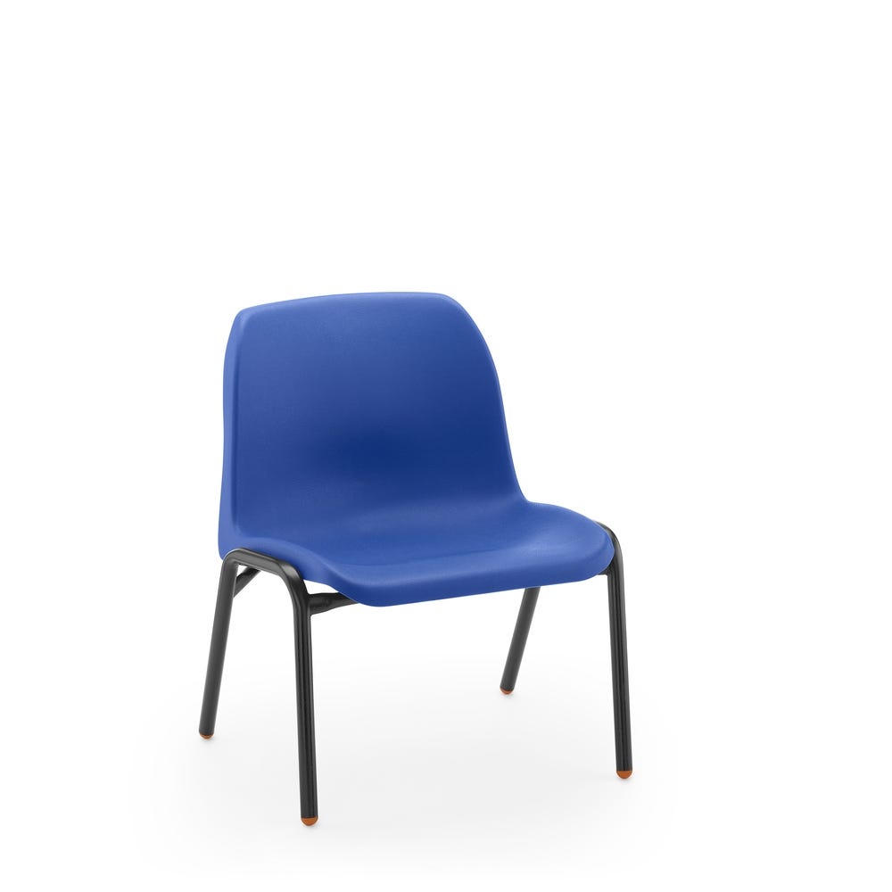 Affinity Chair Black Frame H380mm Blue