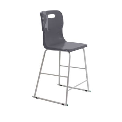 Titan High Chair H610mm Charcoal