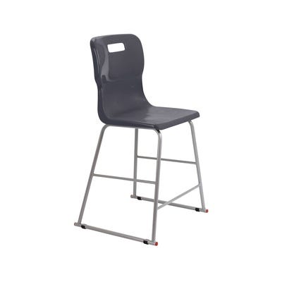 Titan High Chair H560mm Charcoal