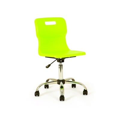 Titan Swivel Chair 405-467mm Glides Black