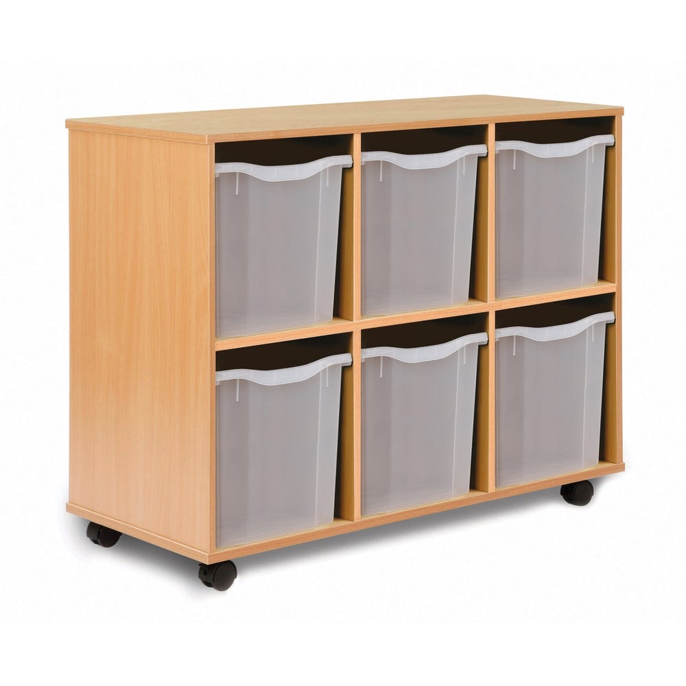 Allsorts 6 Quad Tray Unit Beech