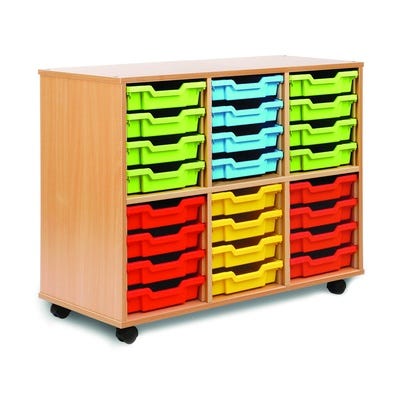 Allsorts 24 Single Tray Maple Unit Purple