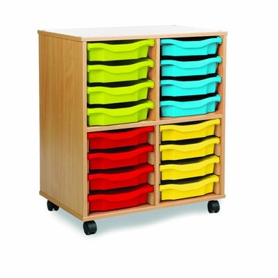 Allsorts 16 Single Tray Beech Unit