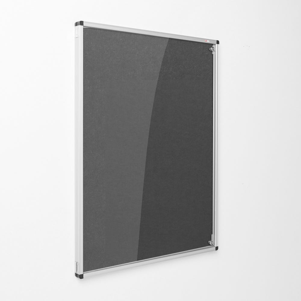 Eco Tamperproof Noticeboard H1200xW900mm Charcoal