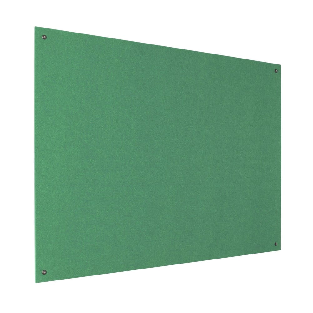 Eco Frameless Noticeboard H1200xW1200mm Green