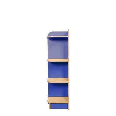 Library End Right Hand Bookcase H1750mm Blue