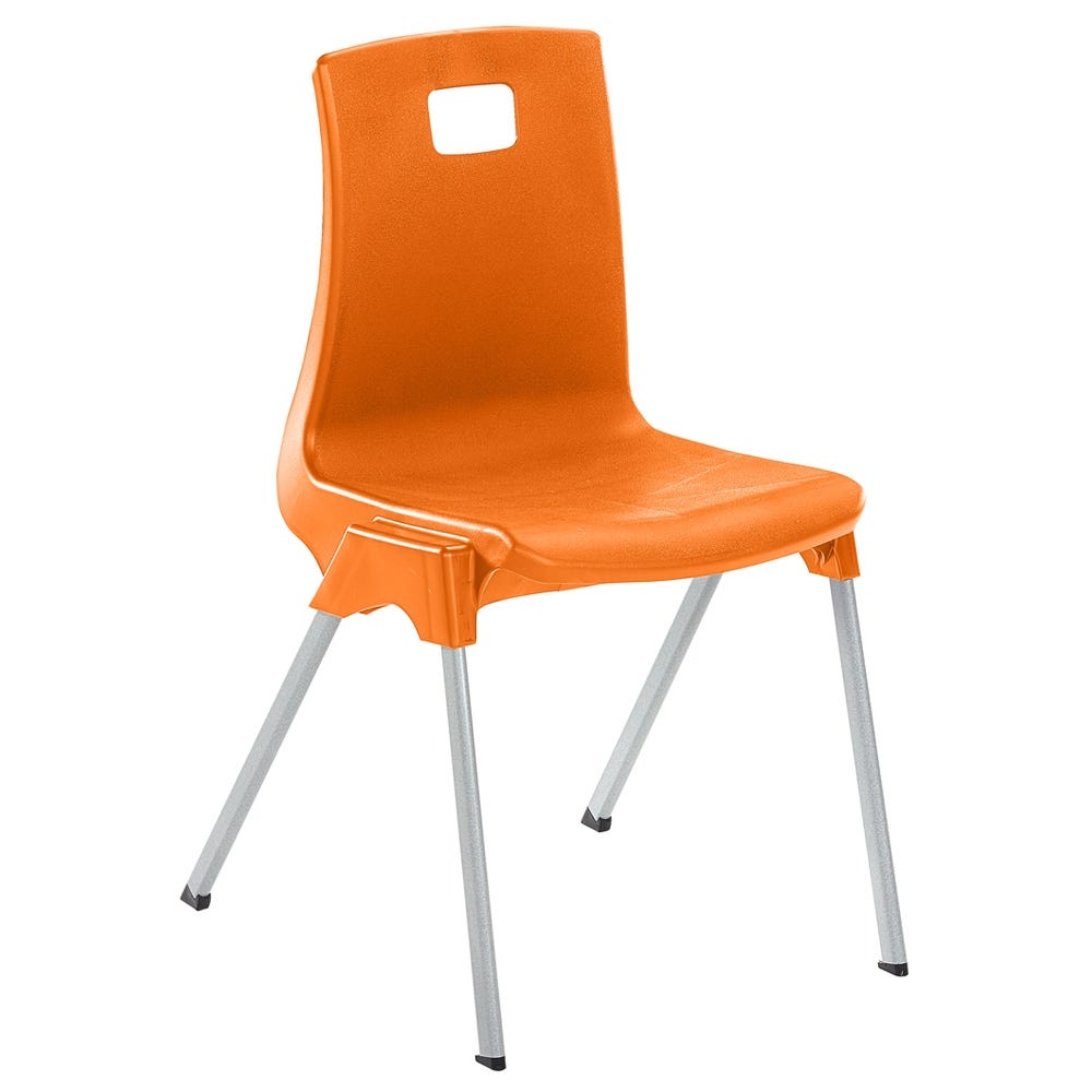 ST Classroom Chair 430mm Orange