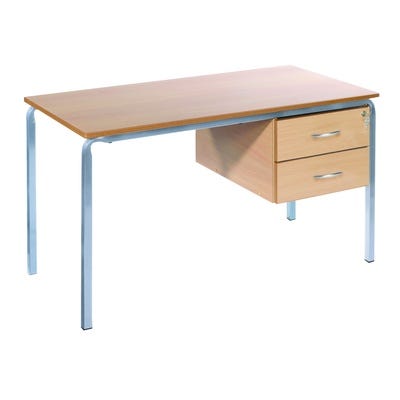Crush Bent Teachers Desk Beech