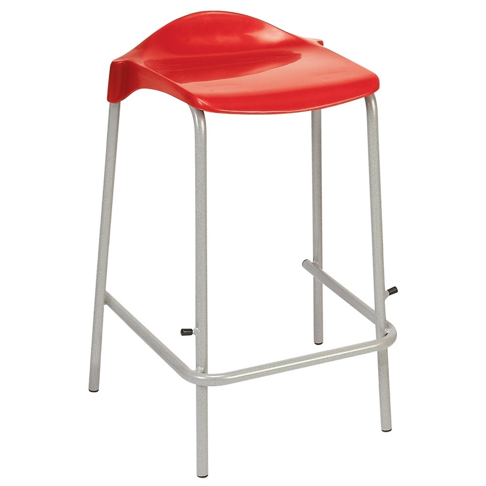 WSM Stools 610mm Red
