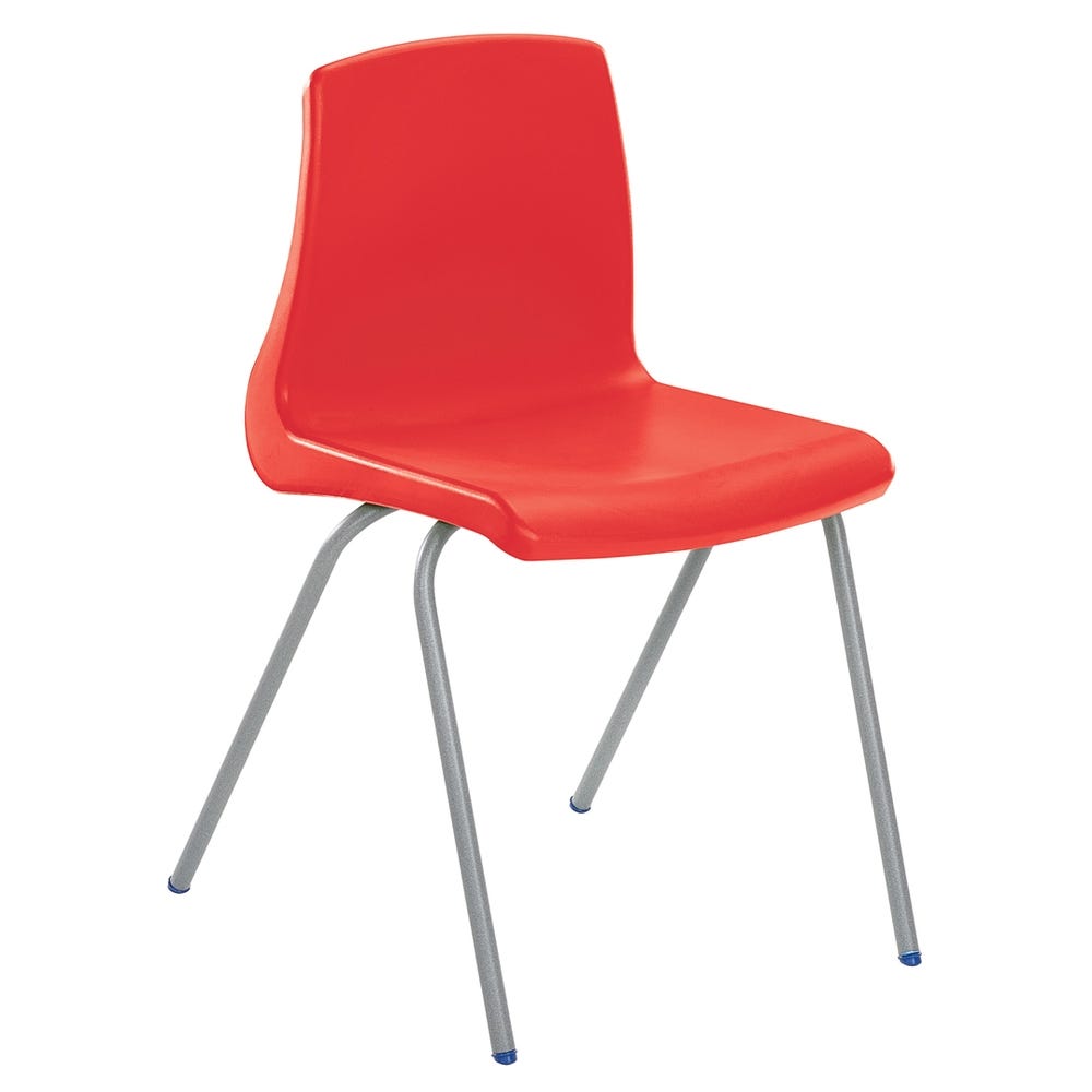 NP Classroom Chair 350mm Red
