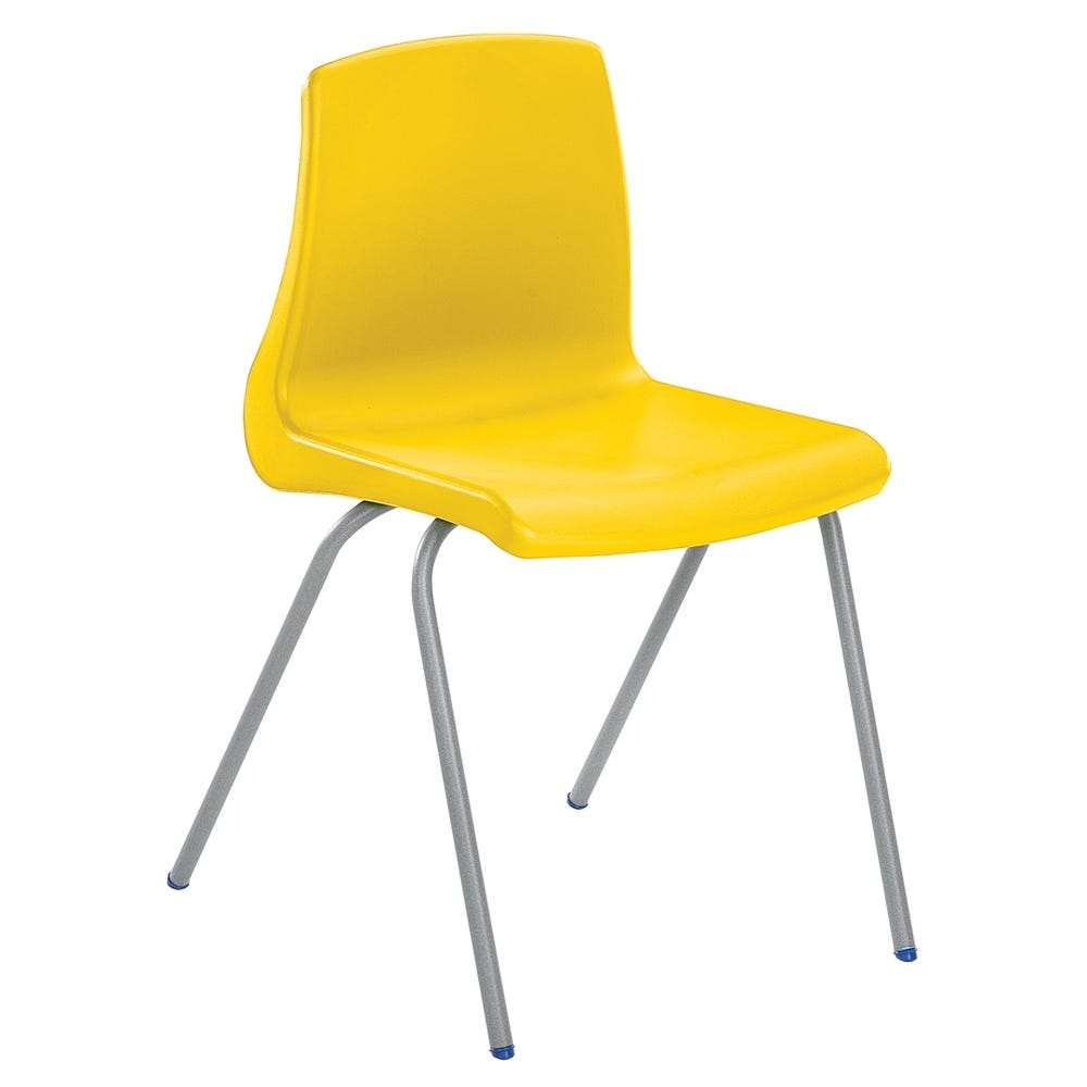 NP Classroom Chair 350mm Yellow