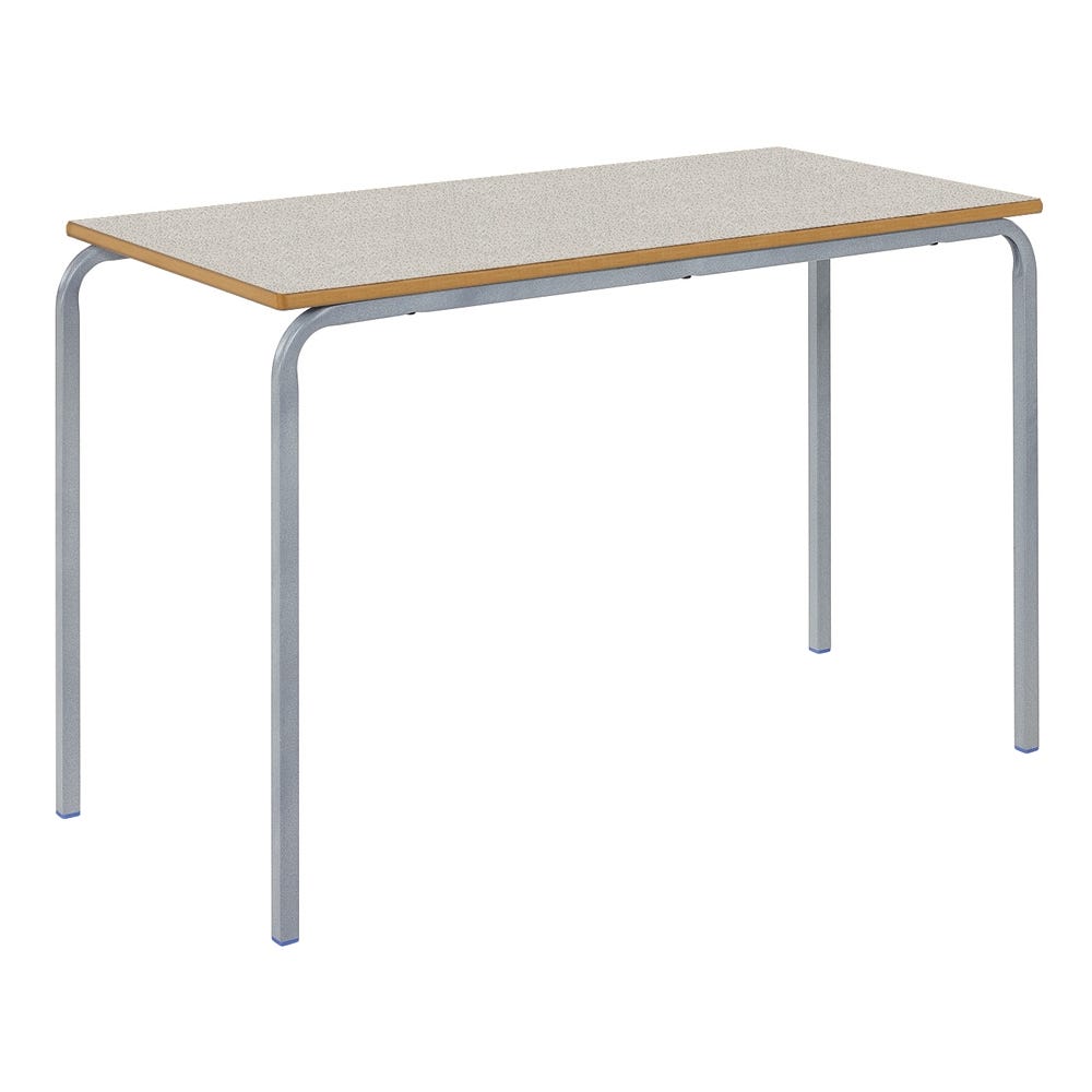 Rectangular Crush Bent Table MDF Edge L1200 x W600mm