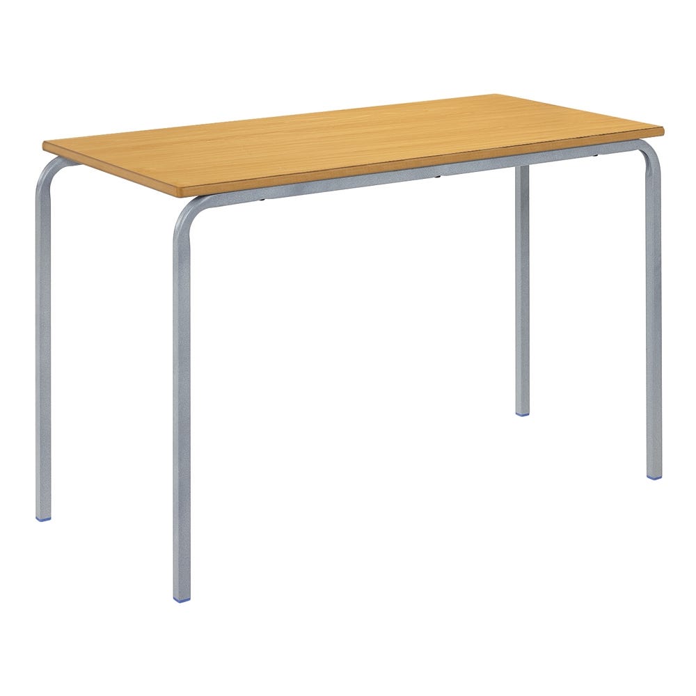 Crush Bent Rectangular Table 110x55x53cm Beech