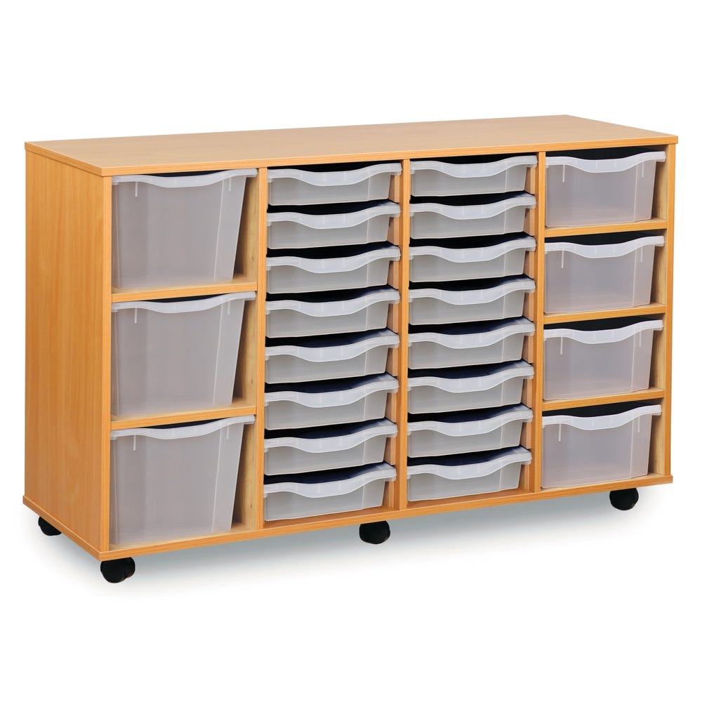 16 Shallow, 4 Deep & 3 Extra Deep Tray Unit