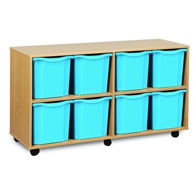 8 Quad Tray Unit Cyan