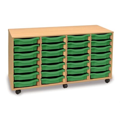 28 Single Tray Unit Green