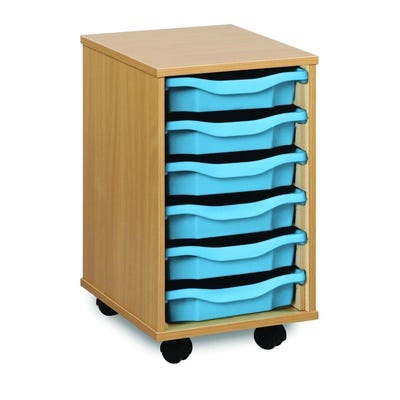 6 Single Tray Unit Cyan