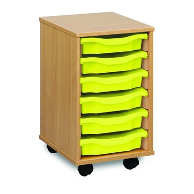 6 Single Tray Unit Lime