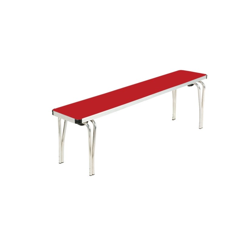 Contour Stacking Bench 1520x254xH381mm Red