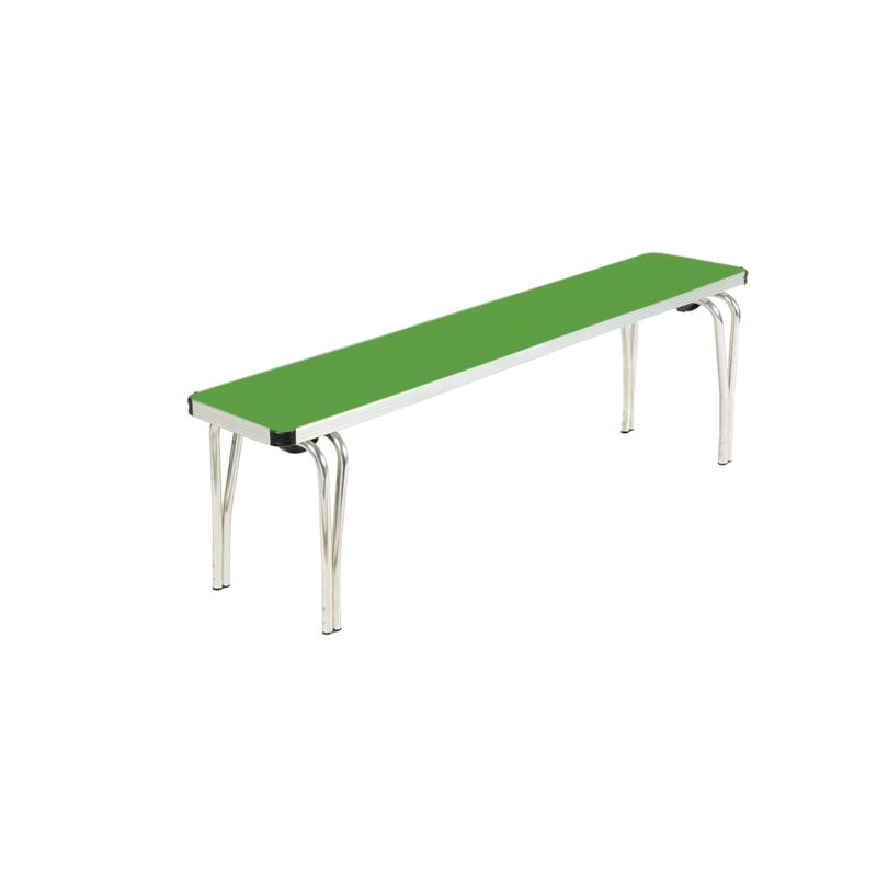 Contour Stacking Bench 1520x254xH432mm Pea Green