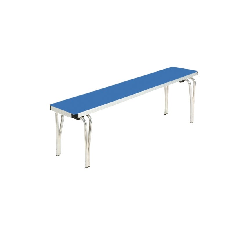 Contour Stacking Bench 1830x254xH432mm Azure