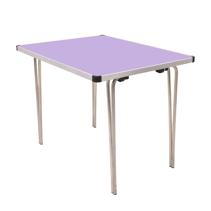 Contour Folding Table 915x610x508mm Lilac