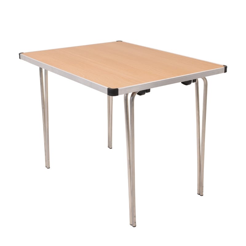 Contour Folding Table 915x610x546mm Beech
