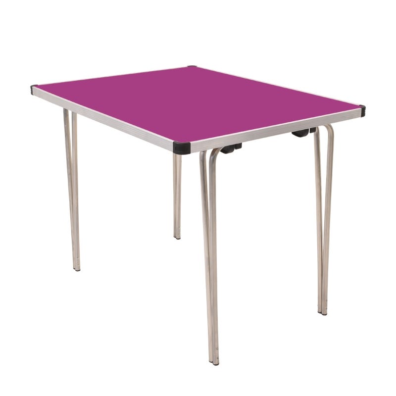 Contour Folding Table 915x610x584mm Fuchsia
