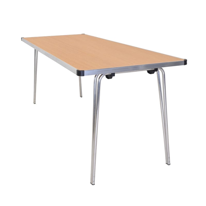 Contour Folding Table 1520x610x700mm Oak