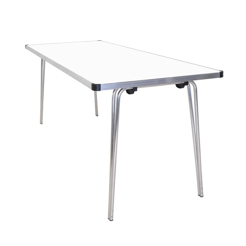 Contour Folding Table 1520x610x546mm White