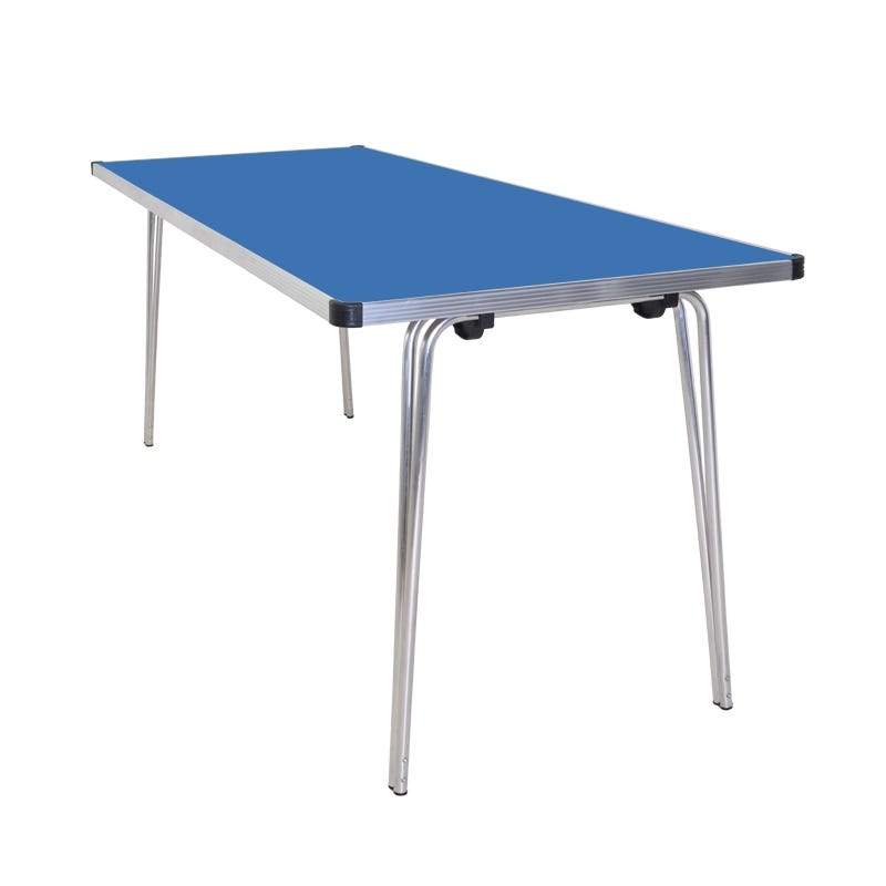 Contour Folding Table 1520x685x635mm Azure