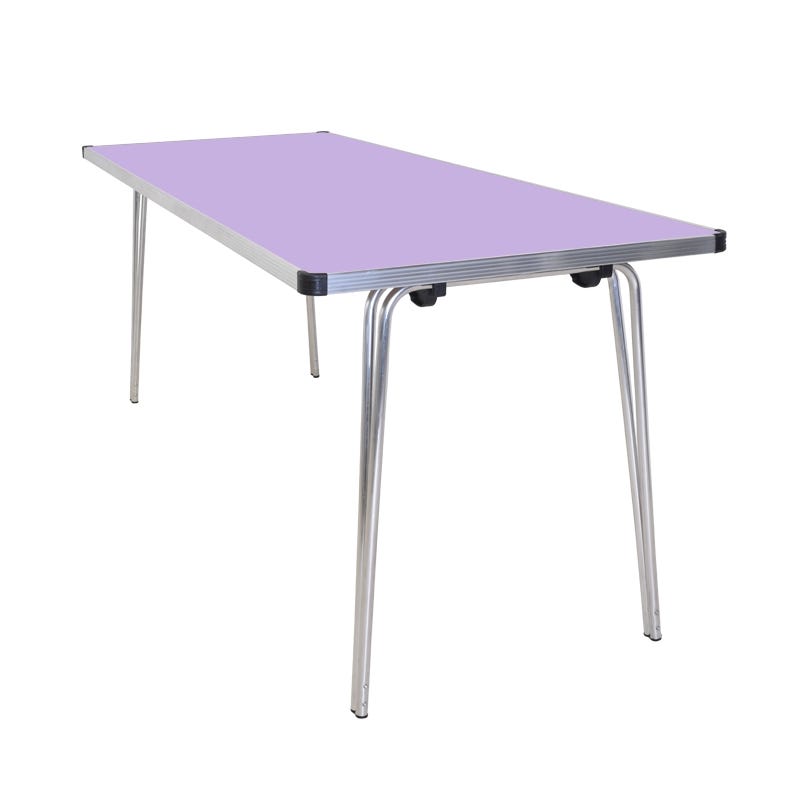 Contour Folding Table 1520x685x635mm Lilac