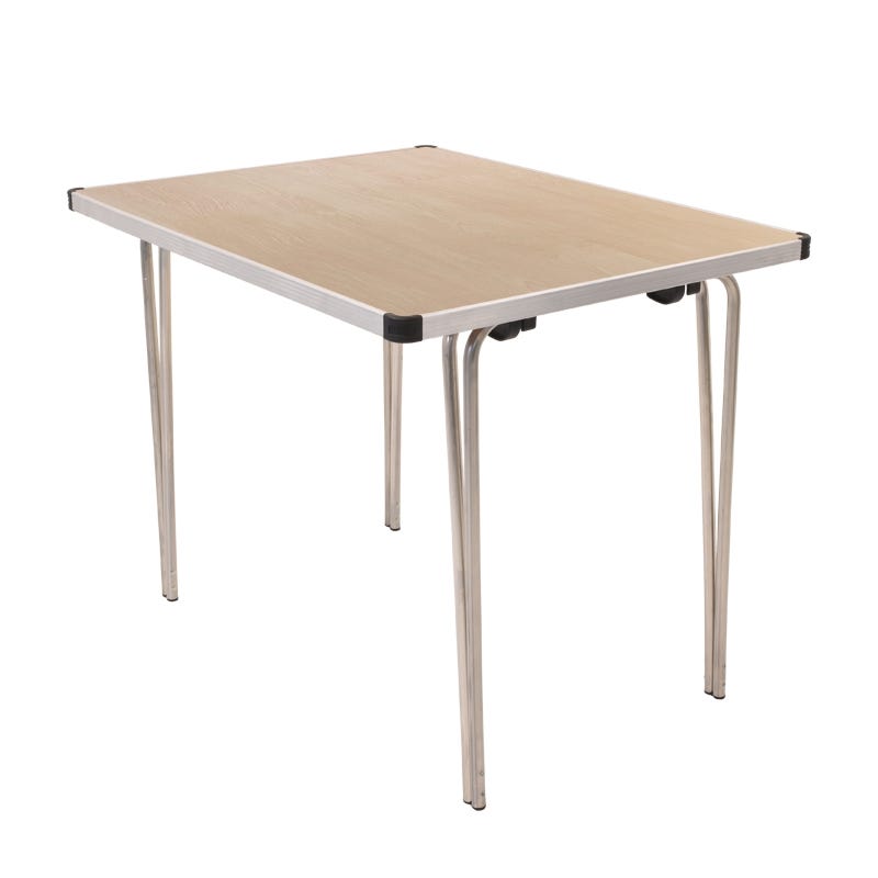 Contour Folding Table 1830x685x584mm Maple