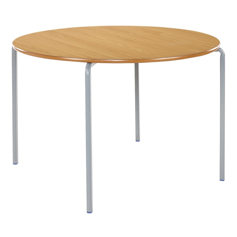 Crush Bent Trap MDF Table 1200 x 600 x H710mm Beech