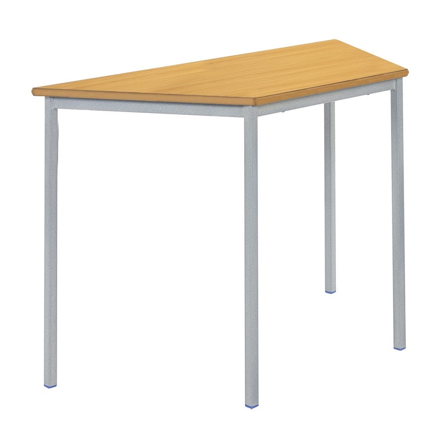 Fully Welded Trapezoid MDF Table L1200 x W600mm