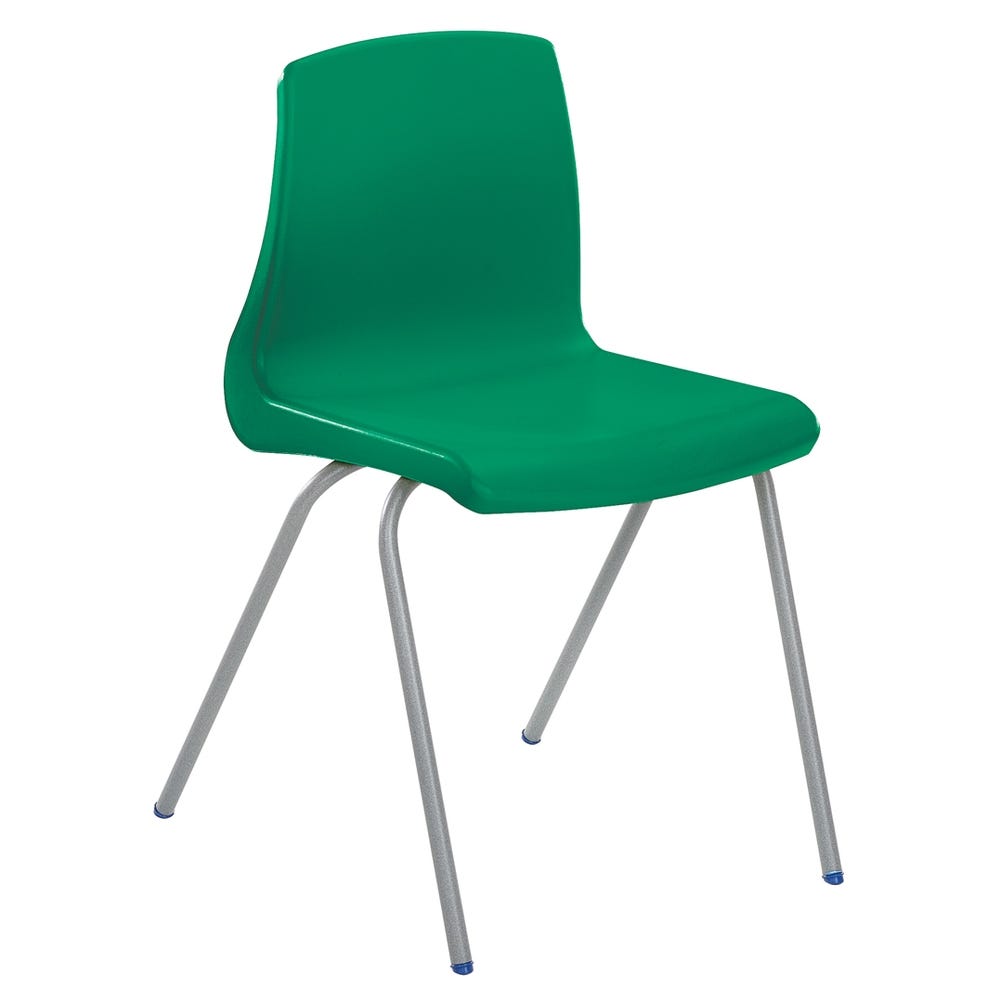NP Classroom Chair Green H260mm