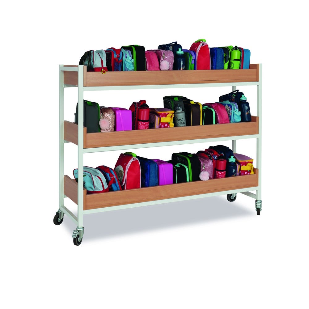 36 Lunchbox Trolley White