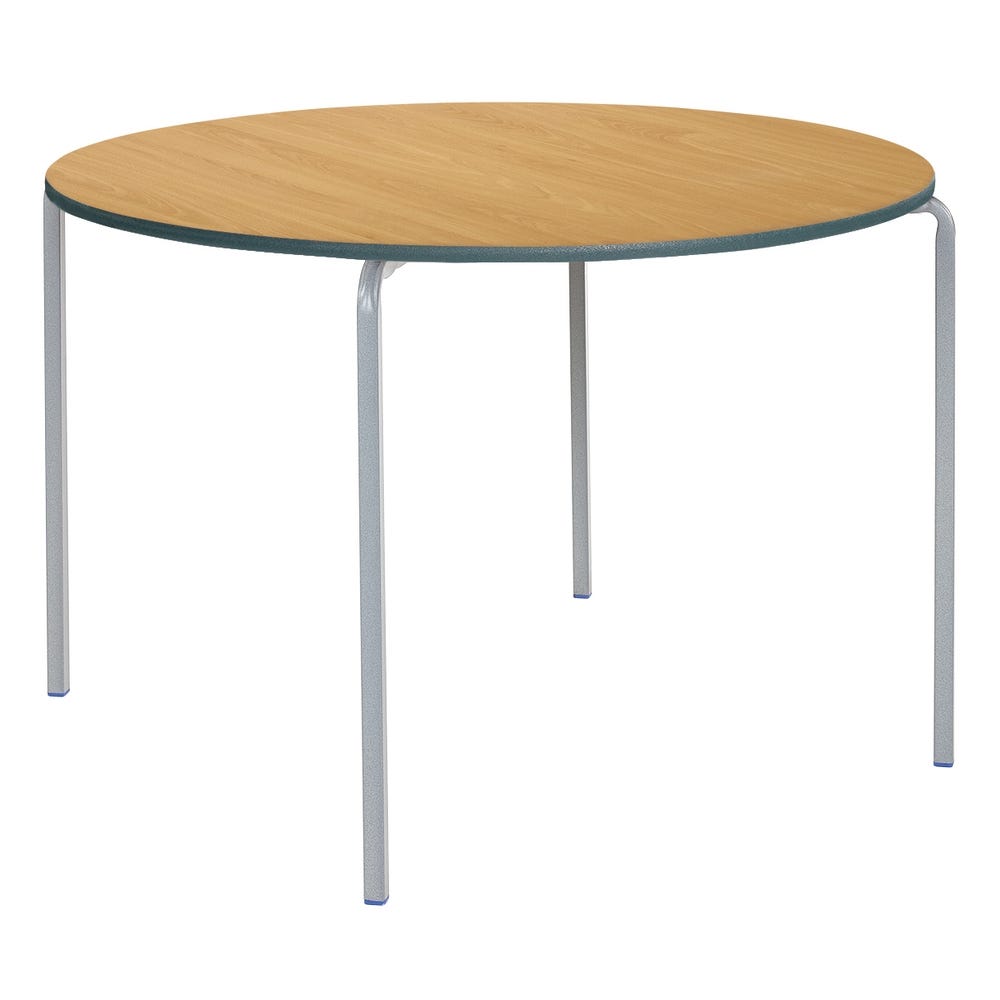 CBent Circ PU Edge 100x100x76cm Beech Top Char Edge