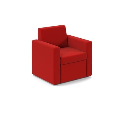 Osla Single Sofa Red