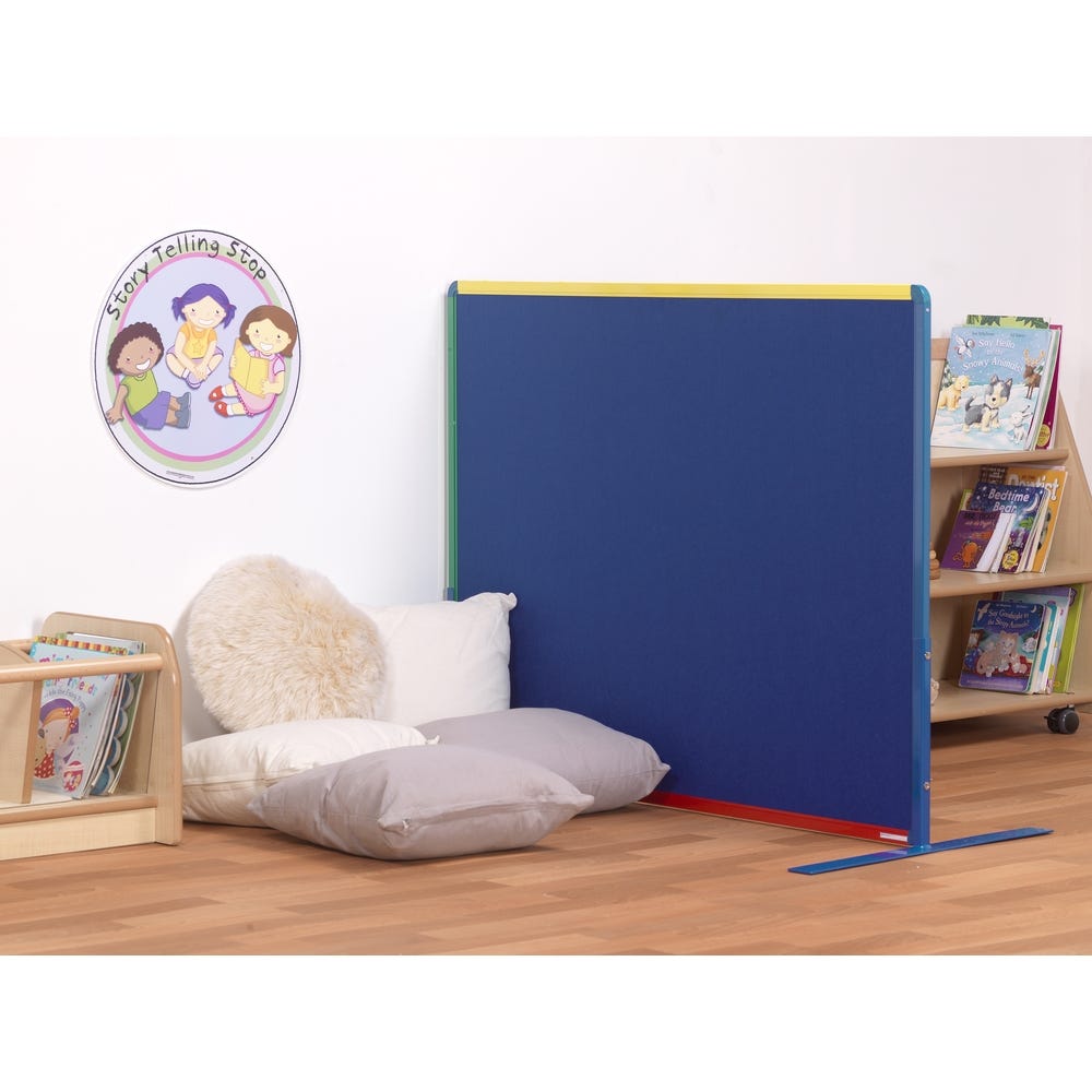 Freestanding Partition W1500xH1200mm Blue
