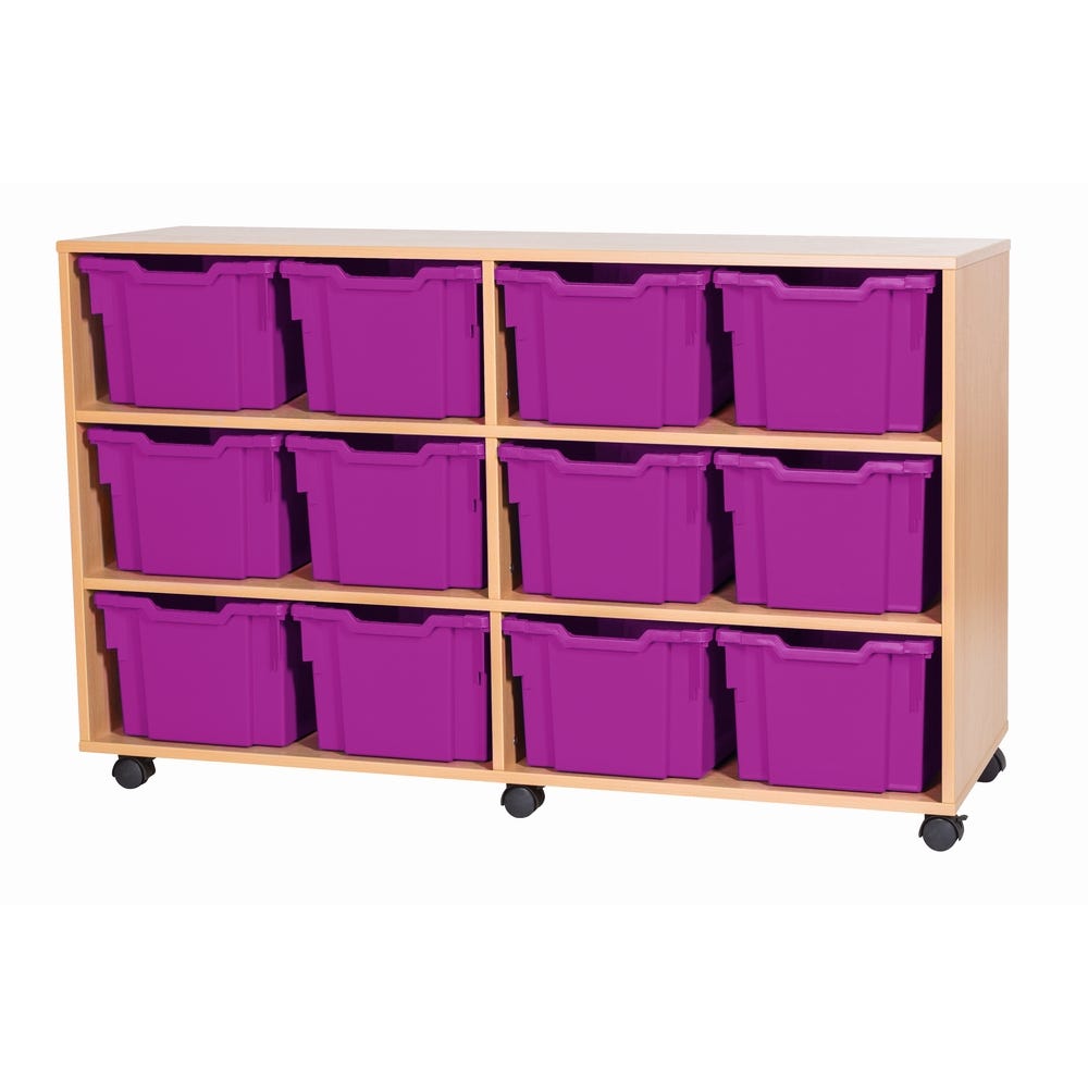 Premium 12 Extra Deep Tray Maple Unit Purple