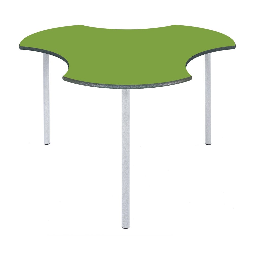 Connect Table Charcoal Edge H640mm Tangy Green