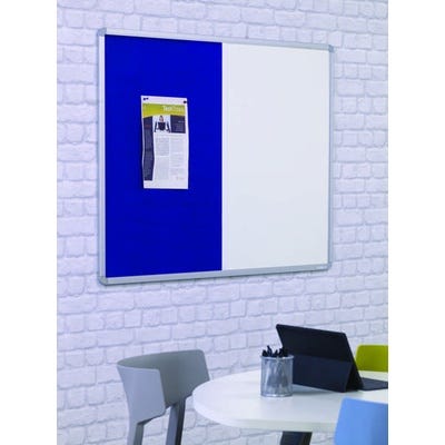Dual Pinup Pen Boards W1500xH1200mm Blue