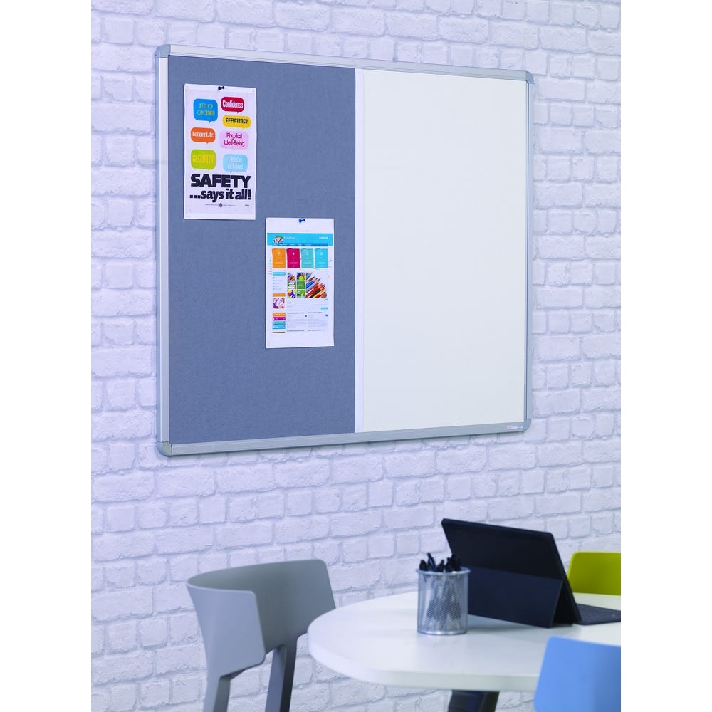 Dual Pinup Pen Boards W1200xH1200mm Grey