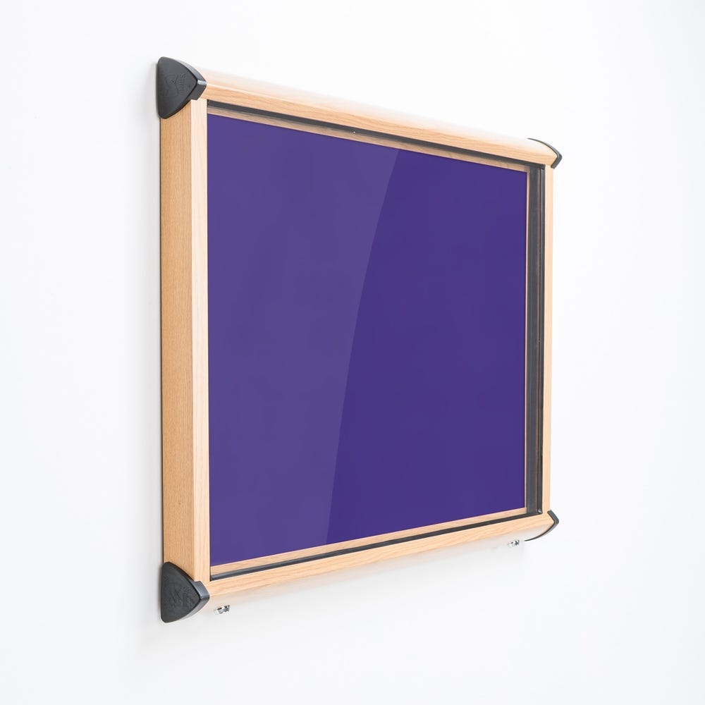 Shield Exterior Wall 1050x1012mm Wood Frame Purple